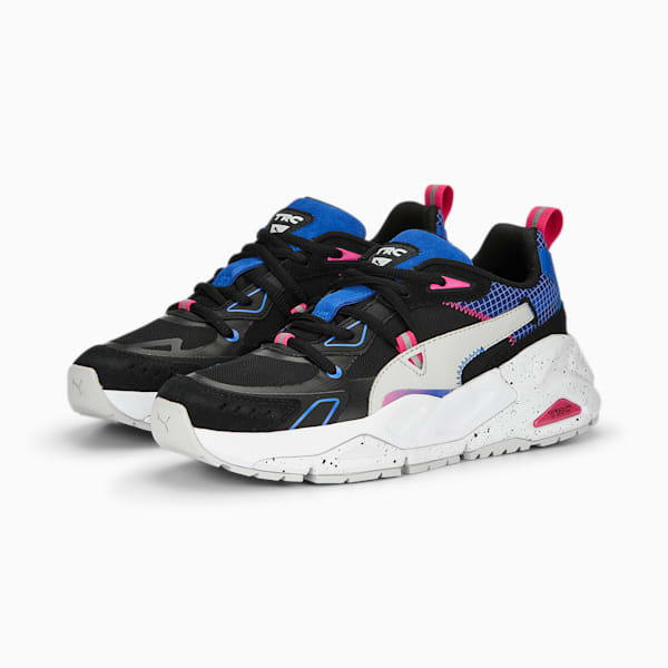 TRC Mira Tech Pop Women's Sneakers, PUMA Black-Royal Sapphire, extralarge-IND