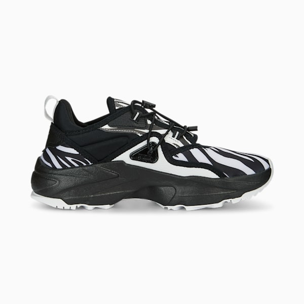 ウィメンズ オーキッド サンダル アニマル スニーカー, Feather Gray-PUMA Black, extralarge-JPN