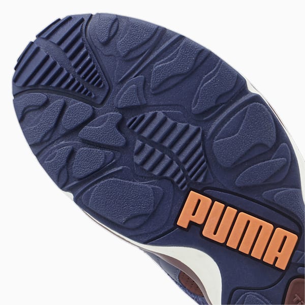 ウィメンズ バスケットボール PUMA x JUNE AMBROSE キーピングスコア プリベイル スニーカー, Aubergine-Patriot Blue