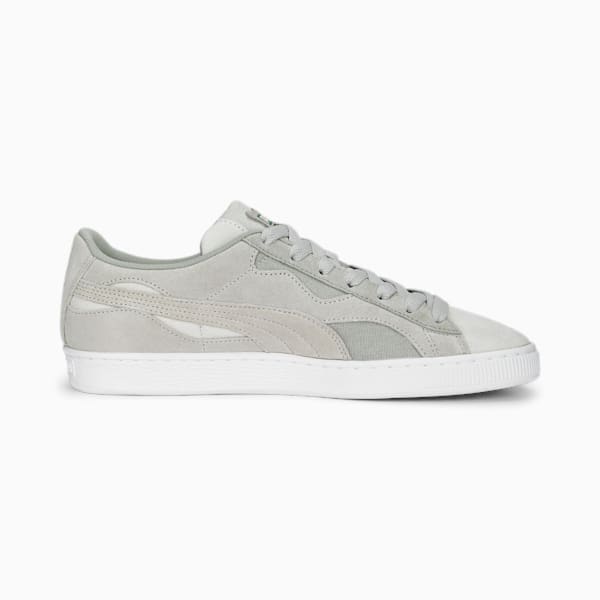 Suede Camowave Earth Sneakers, Feather Gray-Cool Light Gray-Smokey Gray