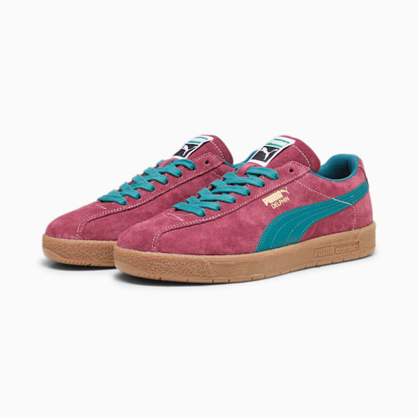 Delphin Sneakers, Dark Jasper-PUMA Gold, extralarge-GBR