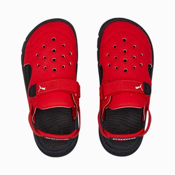 キッズ プーマ エボルブ サンダル AC 17-21cm, For All Time Red-PUMA Black-PUMA White, extralarge-JPN