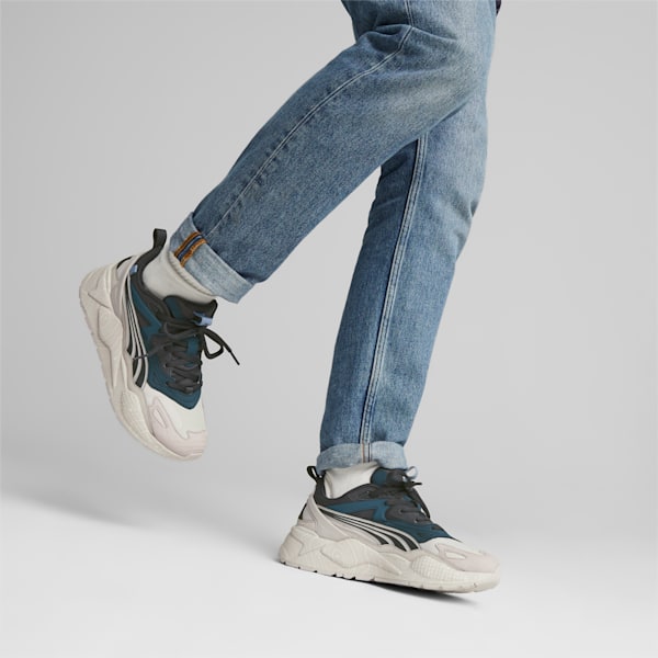ユニセックス RS-X エフェクト トポグラフィック スニーカー, Strong Gray-Marble, extralarge-JPN