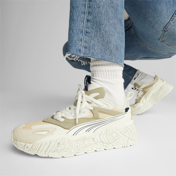 RS-X Efekt Topographic Unisex Sneakers, Granola-Warm White