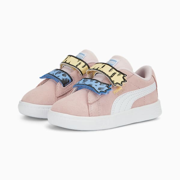 PUMA MATES Suede Sneakers Baby, Pearl Pink-Day Dream-Light Straw, extralarge