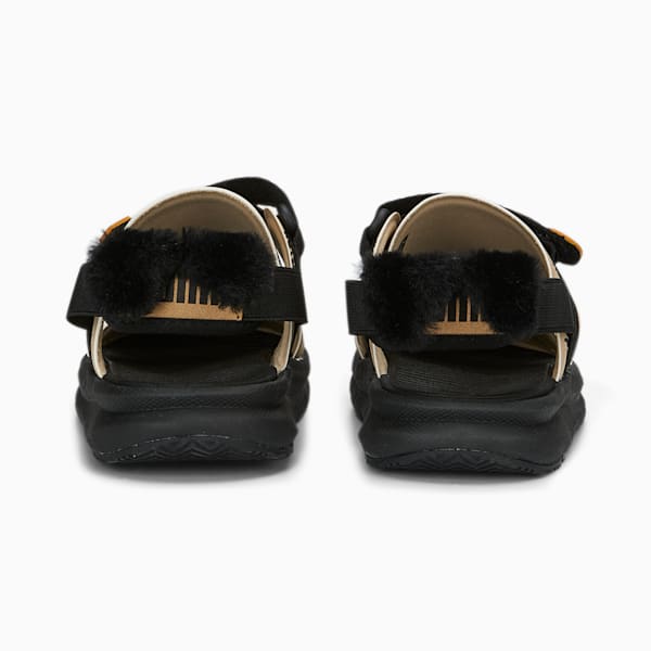 Evolve Sandal Puma Mates Kids' Sandals, Granola-PUMA Black-PUMA Gold