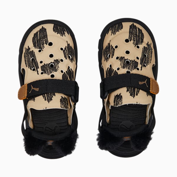 Evolve PUMA Mates Alternative Closure Sandals Baby, Granola-PUMA Black-PUMA Gold, extralarge-GBR