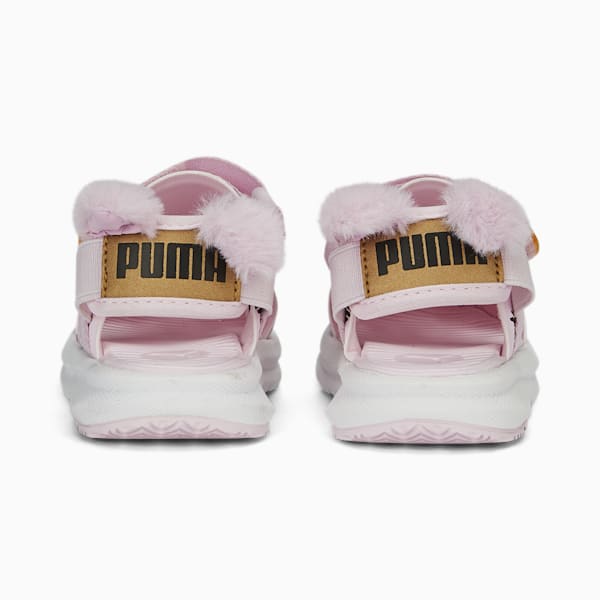 ベビー プーマ エボルブ メイツ サンダル 13-15cm, Pearl Pink-PUMA Black-PUMA White-PUMA Gold, extralarge-AUS