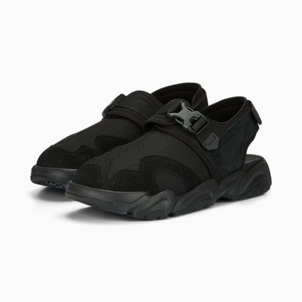 TS-01 Tonal Sandals, PUMA Black-PUMA White, extralarge-IND