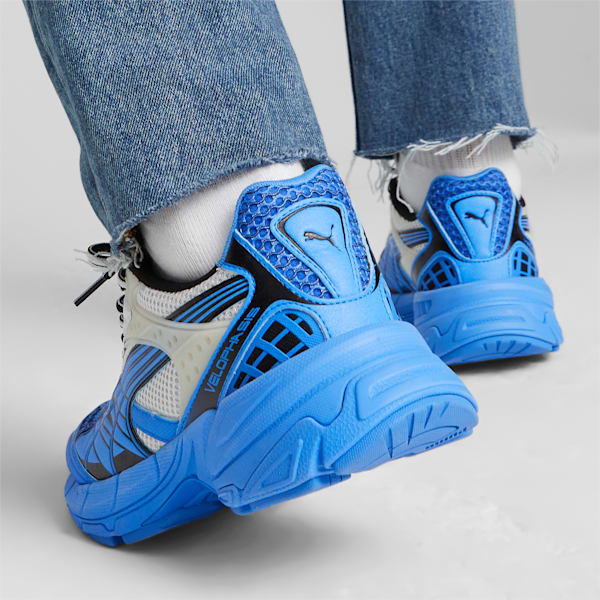 Velophasis Factory Sneakers, Dusky Blue-PUMA Black, extralarge-IND