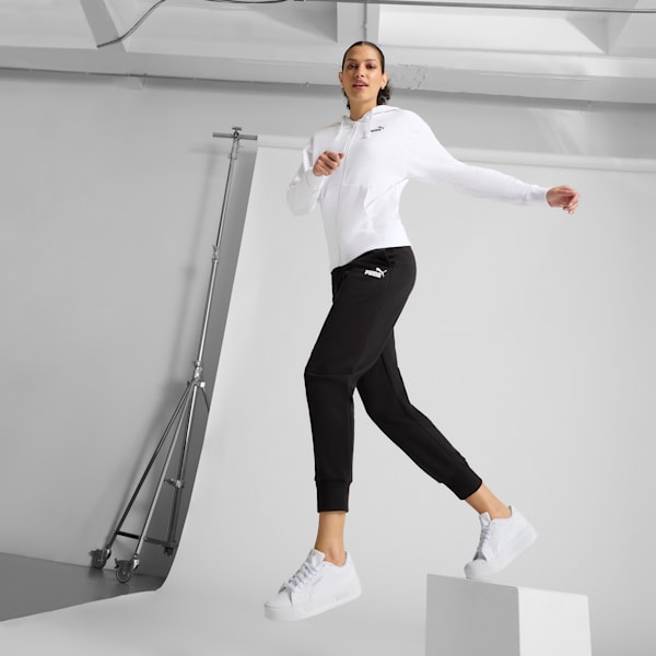 Tenis Smash Platform V3 Gamuza para mujer, PUMA White-PUMA Silver, extralarge