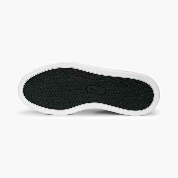 Tenis Smash Platform V3 Gamuza para mujer, PUMA White-PUMA Black-PUMA Gold, extralarge