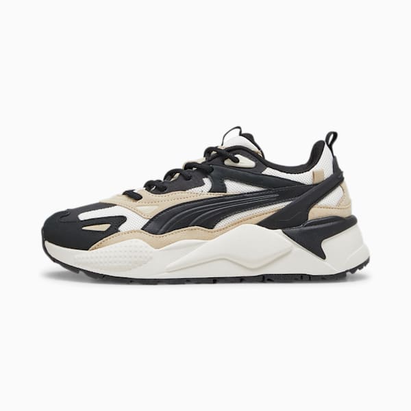 ユニセックス RS-X エフェクト プレミアム スニーカー, Frosted Ivory-PUMA Black, extralarge-JPN