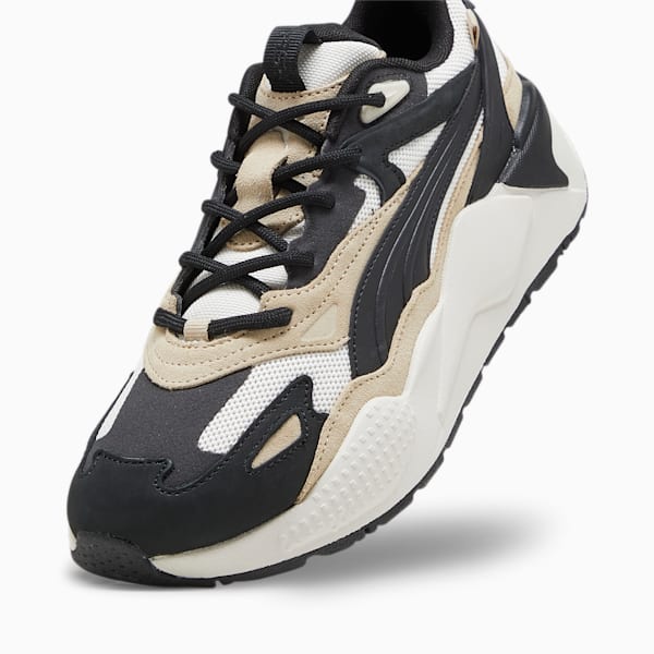 ユニセックス RS-X エフェクト プレミアム スニーカー, Frosted Ivory-PUMA Black, extralarge-JPN