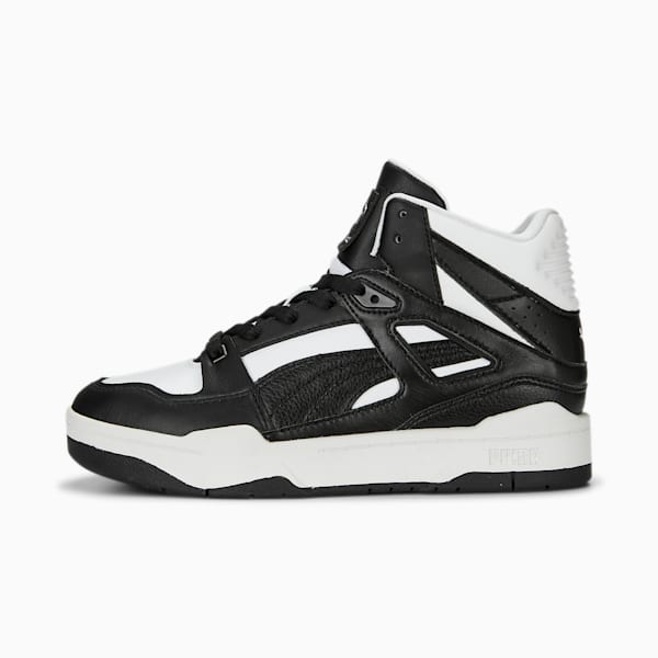 Tenis Slipstream Hi Runway Mujer, PUMA Black-Warm White-PUMA White, extralarge