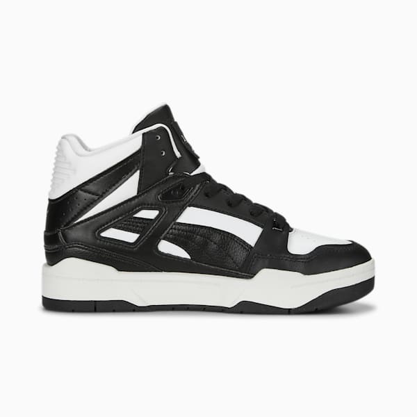 Slipstream Hi Runway Women's Sneakers, PUMA Black-Warm White-PUMA White, extralarge-IND