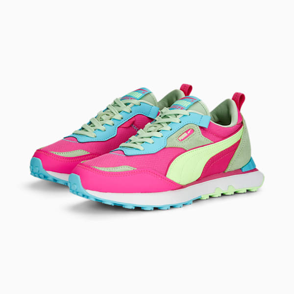 Rider FV Brighter Days Women's Sneakers, Ravish-Fizzy Lime, extralarge-IND