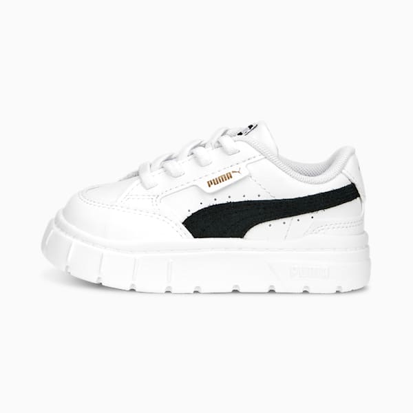 Mayze Stack Alternative Closure Sneakers Babies, PUMA White-PUMA Black, extralarge