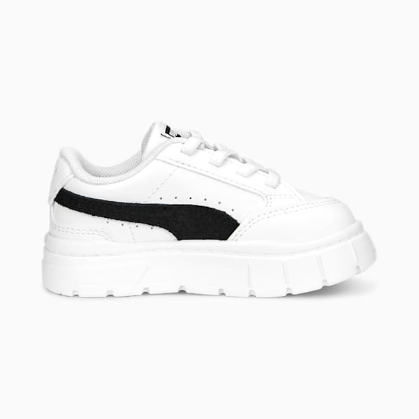 Mayze Stack Alternative Closure Sneakers Babies, PUMA White-PUMA Black, extralarge