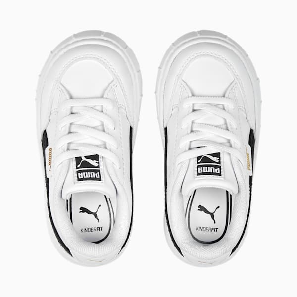 Mayze Stack Alternative Closure Sneakers Babies, PUMA White-PUMA Black, extralarge