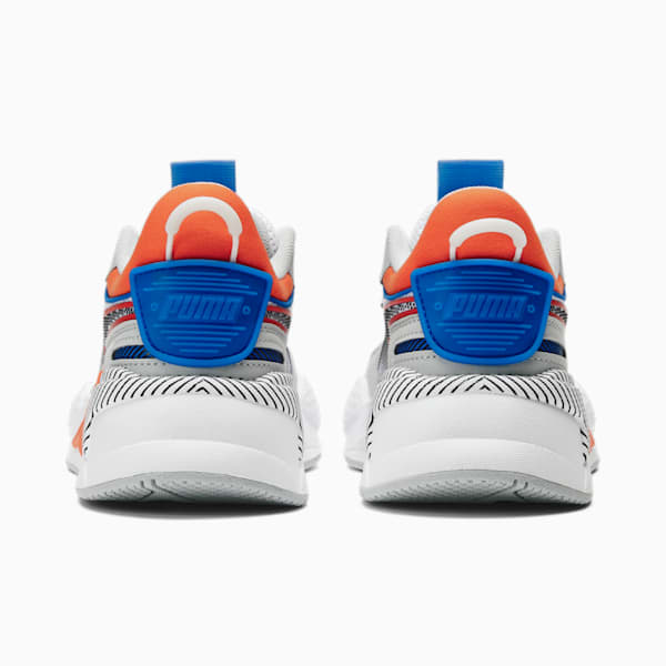 Tenis juveniles RS-X 3D, PUMA White-Cool Light Gray, extralarge