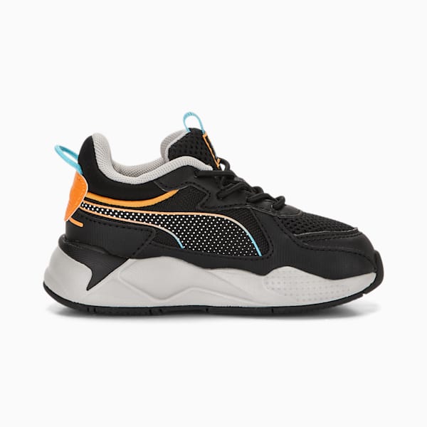 RS-X 3D Toddlers' Shoes, PUMA Black-Harbor Mist, extralarge