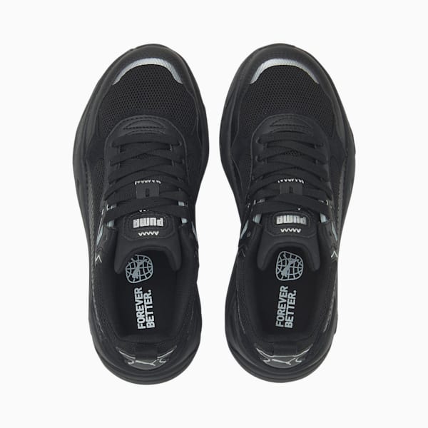 Trinity Big Kids' Sneakers, PUMA Black-PUMA Black-PUMA Silver, extralarge