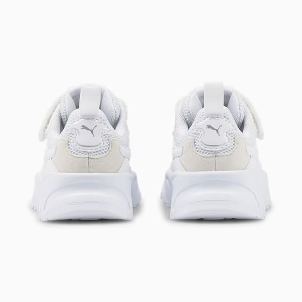 Tenis para bebés Trinity, PUMA White-PUMA White-PUMA Silver, extralarge