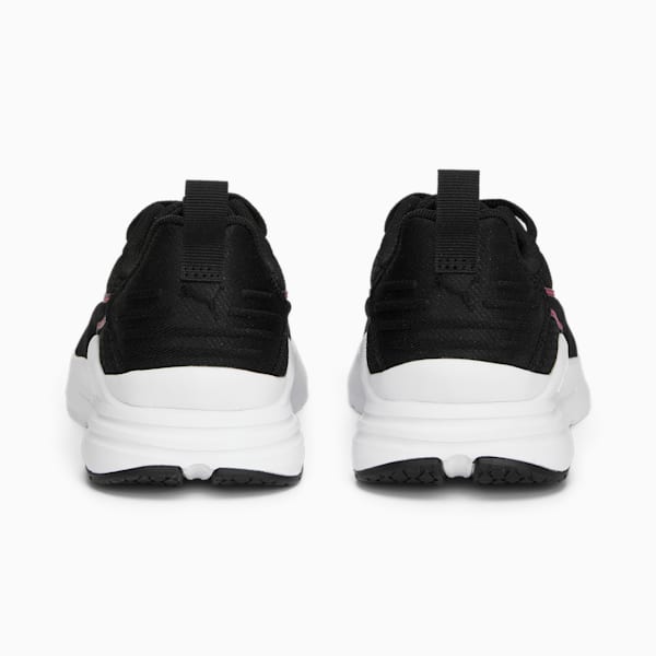 Wired Run Pure Shoes Youth, PUMA Black-Glowing Pink, extralarge-GBR