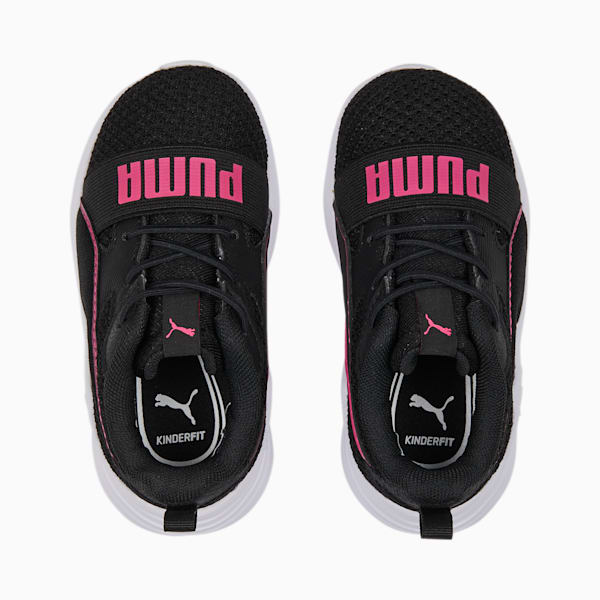 Wired Run Pure AC Shoes Baby, PUMA Black-Glowing Pink, extralarge-GBR