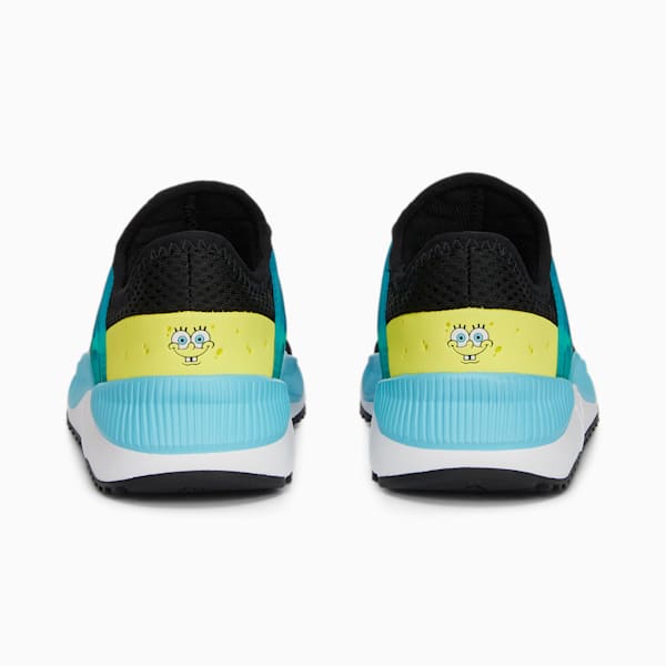 キッズ PUMA x スポンジ・ボブ ペーサー フューチャー スニーカー 17-21cm, PUMA Black-Hero Blue-Lucent Yellow, extralarge-JPN