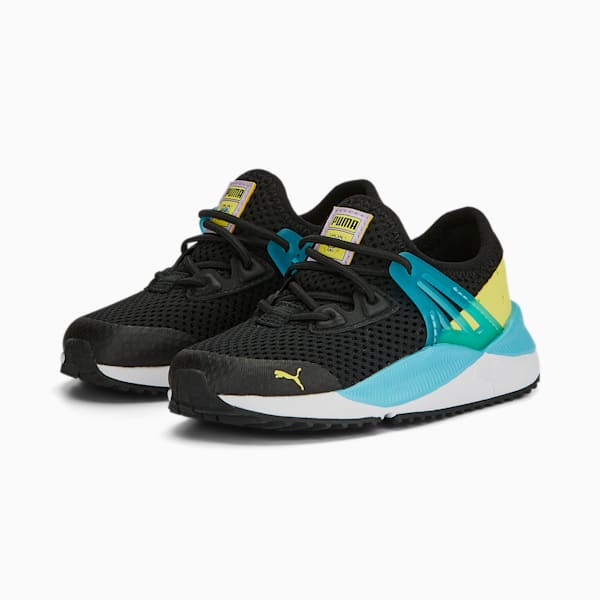 ベビー PUMA x スポンジ・ボブ ペーサー フューチャー スニーカー 13-16cm, PUMA Black-Hero Blue-Lucent Yellow, extralarge-JPN
