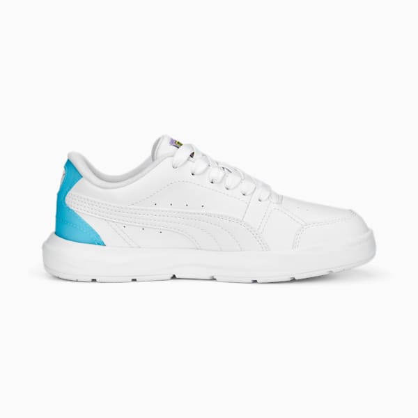 PUMA x SPONGEBOB Evolve Court Youth Sneakers, PUMA White-Celandine-Hero Blue-PRISM PINK, extralarge-IND