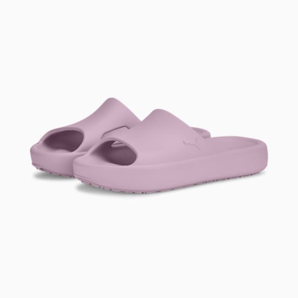 Shibui Cat Little Kids' Slides, Lilac Chiffon-Lilac Chiffon, extralarge