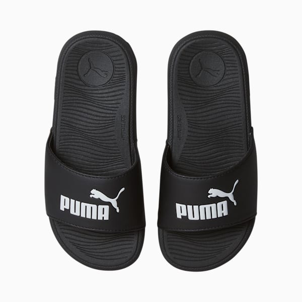 Cool Cat 2.0 Big Kids' Sandals, PUMA Black-PUMA White, extralarge