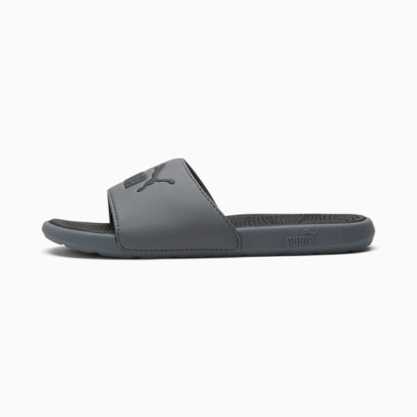 Cool Cat 2.0 Big Kids' Sandals, Cool Dark Gray-PUMA Black, extralarge