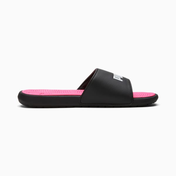 Sandalias Adolescente Cool Cat 2.0, PUMA Black-PUMA White-KNOCKOUT PINK, extralarge