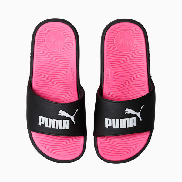 Cool Cat 2.0 Sandals Youth, PUMA Black-PUMA White-KNOCKOUT PINK, extralarge