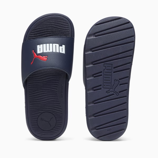 Cool Cat 2.0 Sandals Youth, PUMA Navy-PUMA White-For All Time Red, extralarge