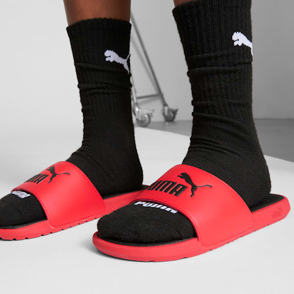 Cool Cat 2.0 Big Kids' Sandals, For All Time Red-PUMA Black, extralarge