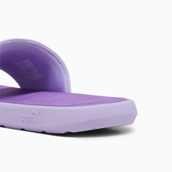 Cool Cat 2.0 Big Kids' Sandals, Vivid Violet-PUMA White-Purple Pop, extralarge
