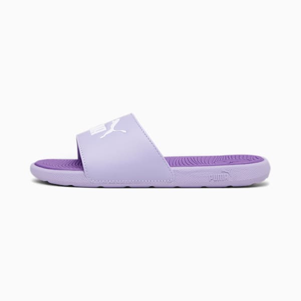 Cool Cat 2.0 Big Kids' Sandals, Vivid Violet-PUMA White-Purple Pop, extralarge