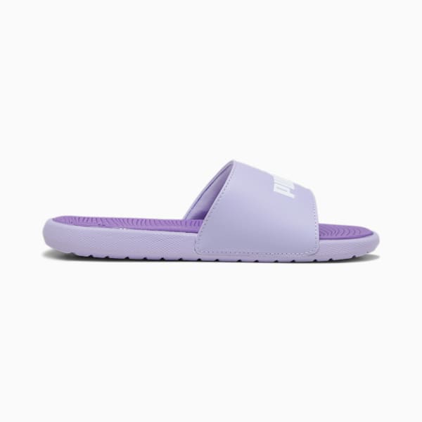 Cool Cat 2.0 Big Kids' Sandals, Vivid Violet-PUMA White-Purple Pop, extralarge