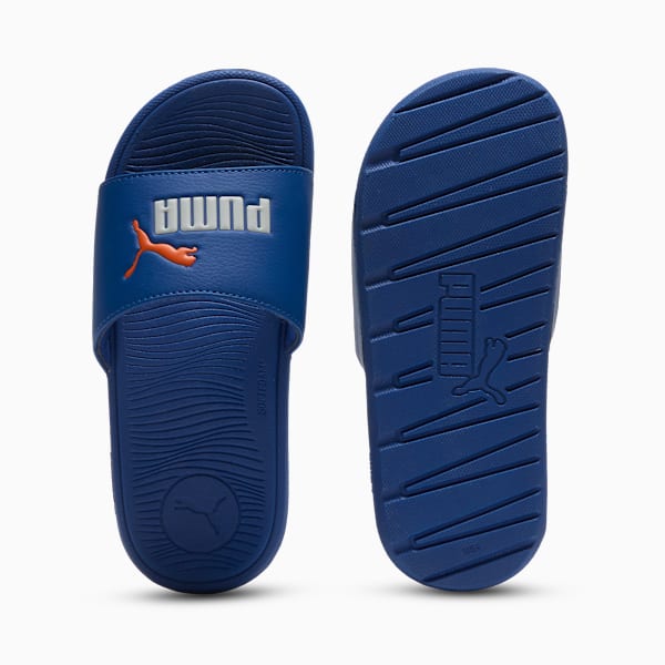 Cool Cat 2.0 Big Kids' Sandals, Blazing Blue-Cool Light Gray-Rickie Orange, extralarge