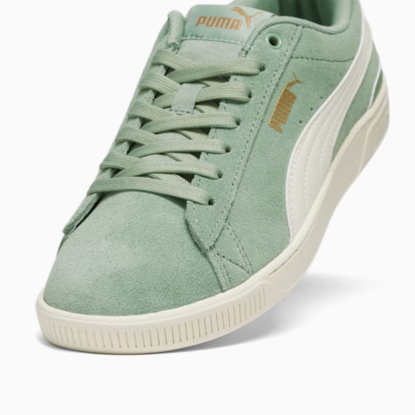 Vikky v3 Women's Wide Sneakers, Green Fog-Warm White, extralarge