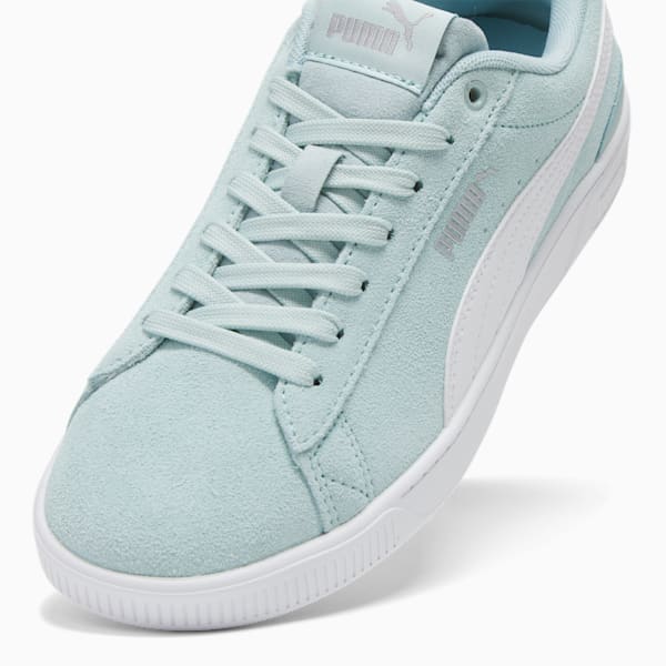 Vikky v3 Wide Sneakers Women, Turquoise Surf-PUMA White-PUMA Silver, extralarge