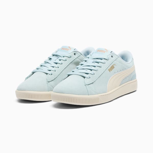 Vikky v3 Women's Wide Sneakers, Frosted Dew-Alpine Snow-PUMA Gold, extralarge