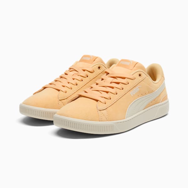 Vikky v3 Women's Wide Sneakers, Almost Apricot-Alpine Snow, extralarge