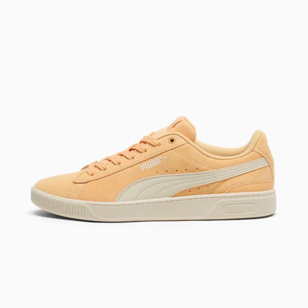 Vikky v3 Women's Wide Sneakers, Almost Apricot-Alpine Snow, extralarge