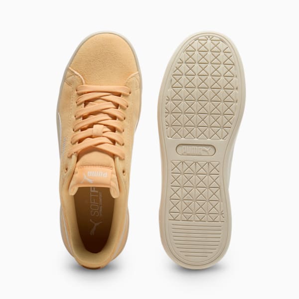 Vikky v3 Women's Wide Sneakers, Almost Apricot-Alpine Snow, extralarge
